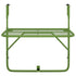 Balcony Table Green 60x40 cm Steel