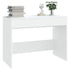 Desk White 101x50x76.5 cm Engineered Wood