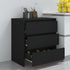 Sideboard Black 70x41x75 cm Engineered Wood