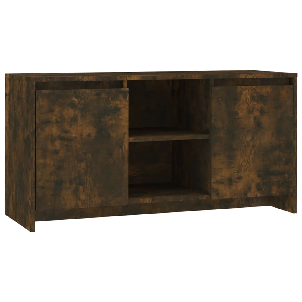TV Cabinet Smoked Oak 102x37.5x52.5 cm Engineered Wood