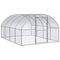 Outdoor Chicken Coop 3x4x2 m Galvanised Steel