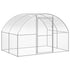 Outdoor Chicken Coop 3x4x2 m Galvanised Steel