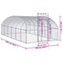 Outdoor Chicken Coop 3x6x2 m Galvanised Steel