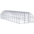 Outdoor Chicken Coop 3x10x2 m Galvanised Steel