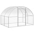 Outdoor Chicken Coop 3x10x2 m Galvanised Steel