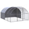 Outdoor Chicken Coop 3x4x2 m Galvanised Steel