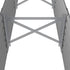 Garden Raised Bed Powder-Coated Steel 224x40x36 cm Grey