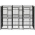 Outdoor Dog Kennel Steel 5.53 m²