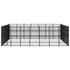 Outdoor Dog Kennel Steel 45.16 m²