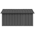 Dog House Anthracite 116.5x153x81.5 cm Galvanised Steel