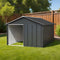 Dog House Anthracite 116.5x153x81.5 cm Galvanised Steel