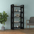 Book Cabinet/Room Divider Black 80x35x160 cm Solid Wood