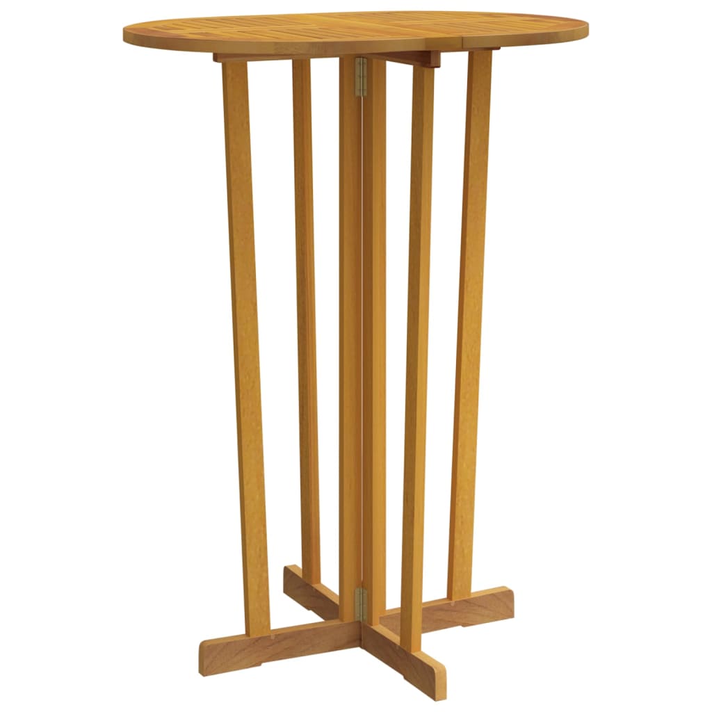 Folding Bar Table 90x65x105 cm Solid Wood Teak