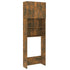 Washing Machine Cabinet Smoked Oak 64x25.5x190 cm