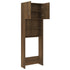 Washing Machine Cabinet Brown Oak 64x25.5x190 cm