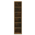CD Cabinet Smoked Oak 21x20x88 cm Engineered Wood