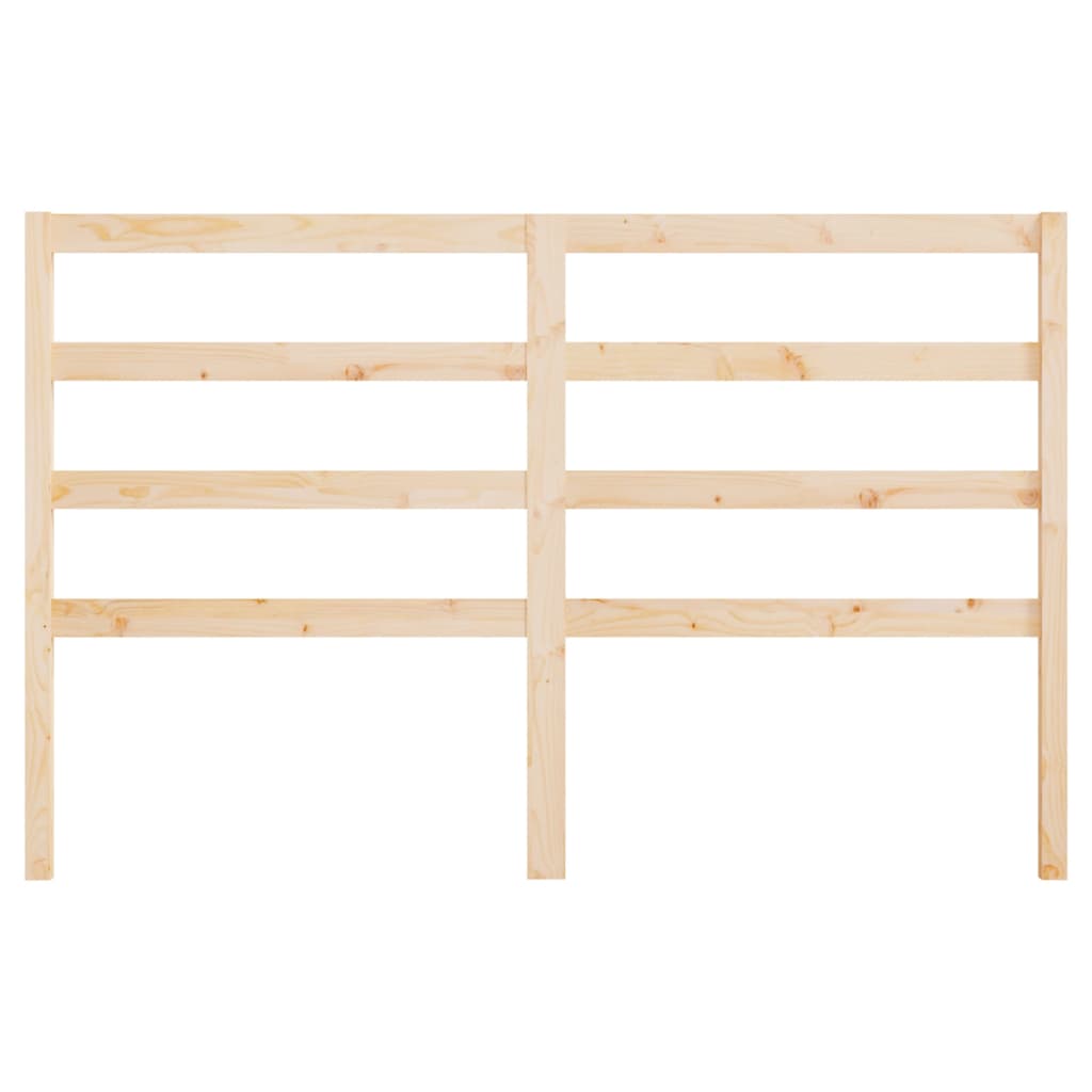 Bed Headboard 156 cm Solid Wood Pine