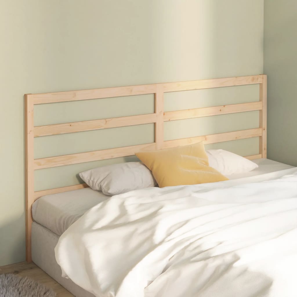 Bed Headboard 186 cm Solid Wood Pine