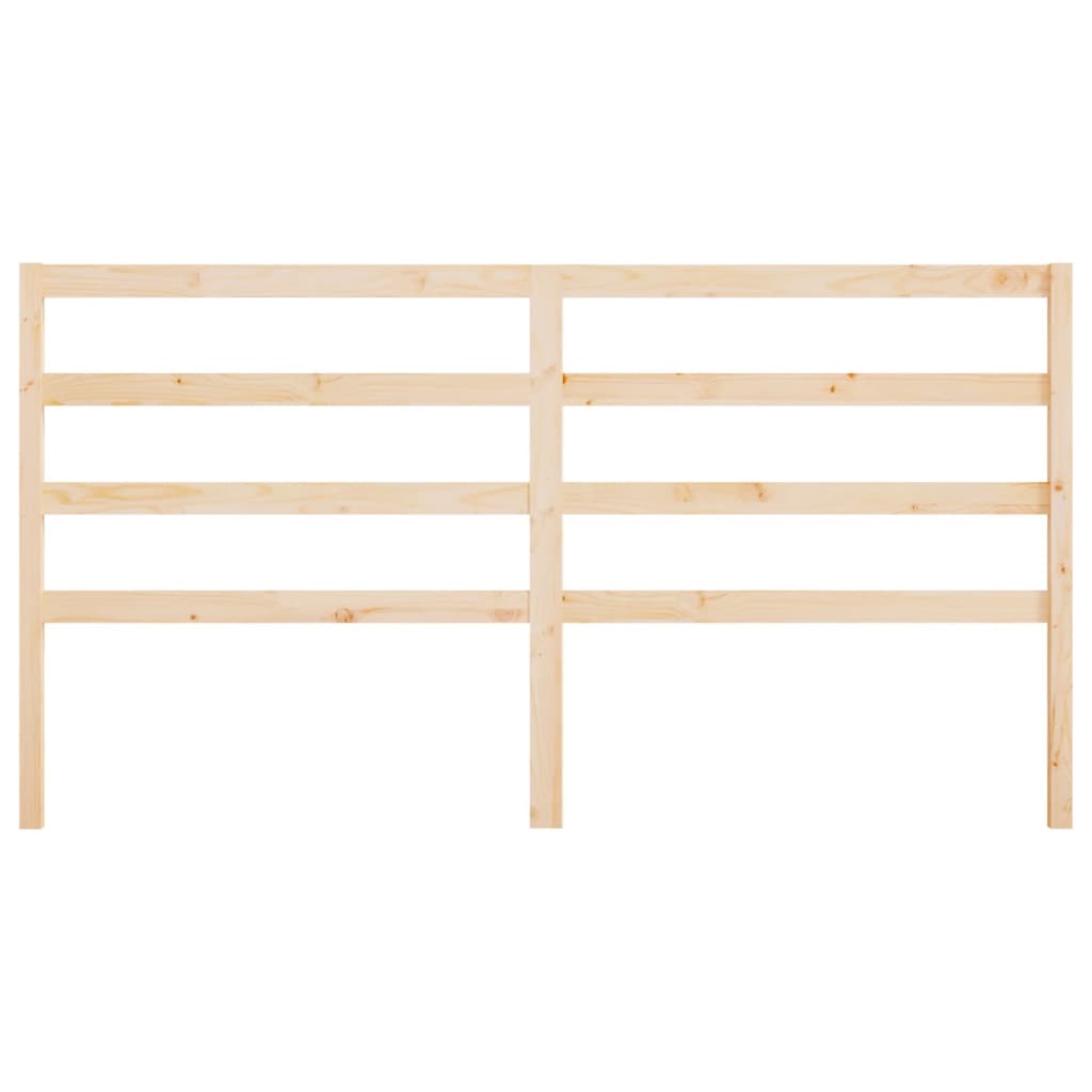 Bed Headboard 186 cm Solid Wood Pine