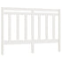 Bed Headboard White 141 cm Solid Wood Pine