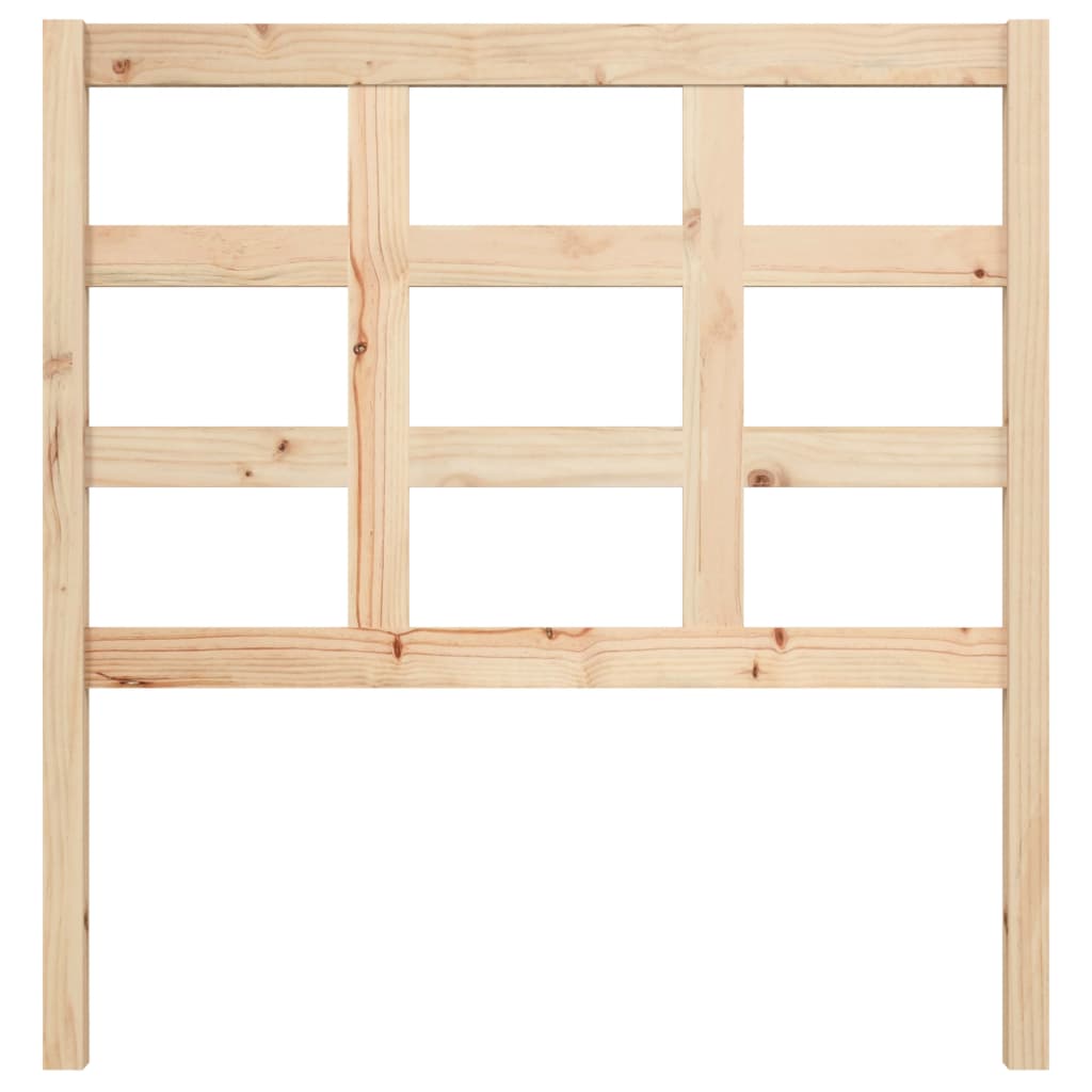 Bed Headboard 95.5 cm Solid Wood Pine