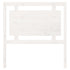 Bed Headboard White 95.5 cm Solid Wood Pine