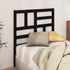 Bed Headboard Black 96 cm Solid Wood Pine