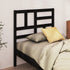 Bed Headboard Black 96 cm Solid Wood Pine