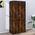 Wardrobe Smoked Oak 80x52x180 cm Engineered Wood