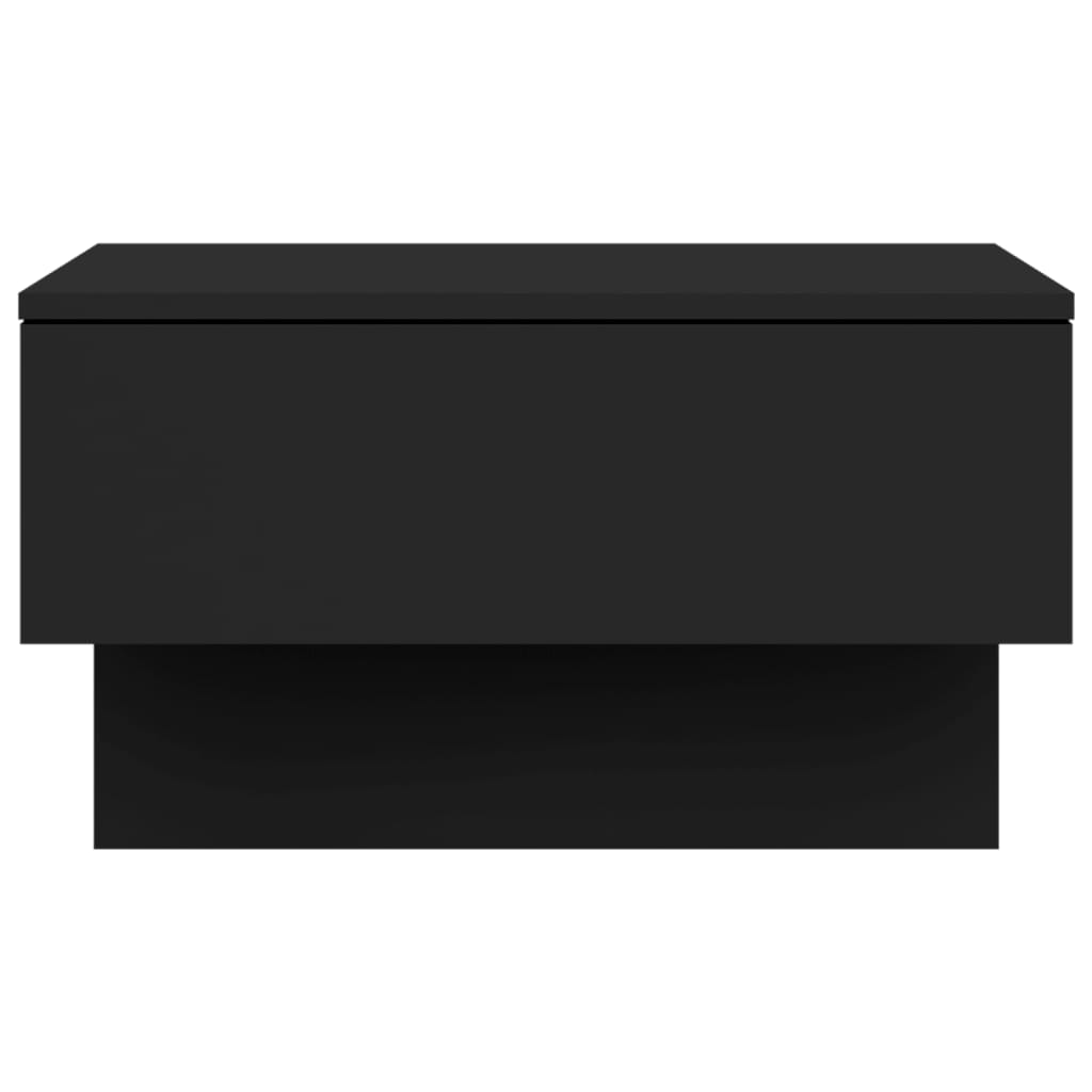 Wall-mounted Bedside Cabinet Black