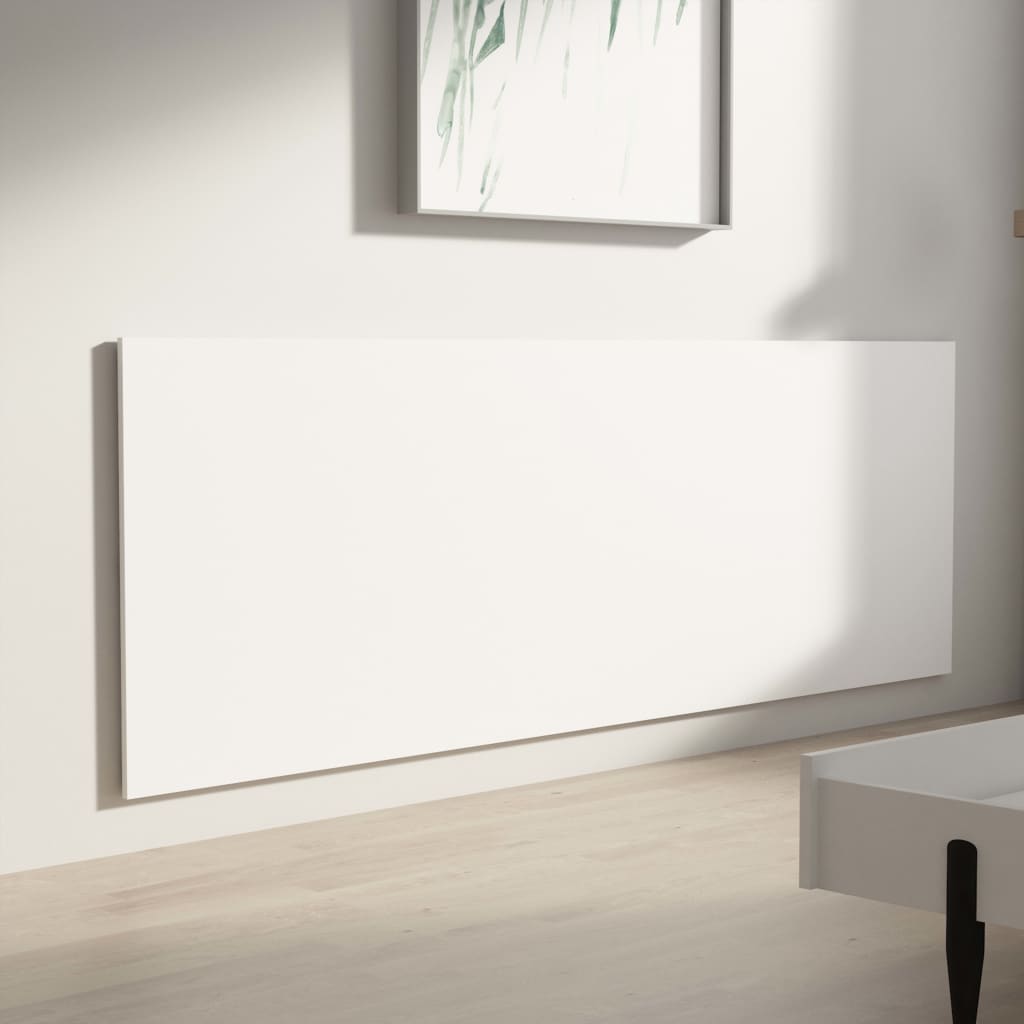 Wall Headboard White 240 cm Engineered Wood