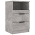 Bedside Cabinets 2 pcs Concrete Grey Engineered Wood