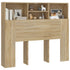 Headboard Cabinet Sonoma Oak 120 cm