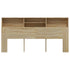 Headboard Cabinet Sonoma Oak 200 cm