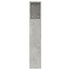 Headboard Cabinet Concrete Grey 120x18.5x102.5 cm