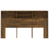 Headboard Cabinet Smoked oak 180 cm