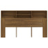 Headboard Cabinet Brown oak 180 cm