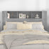 Headboard Cabinet Grey Sonoma 160 cm