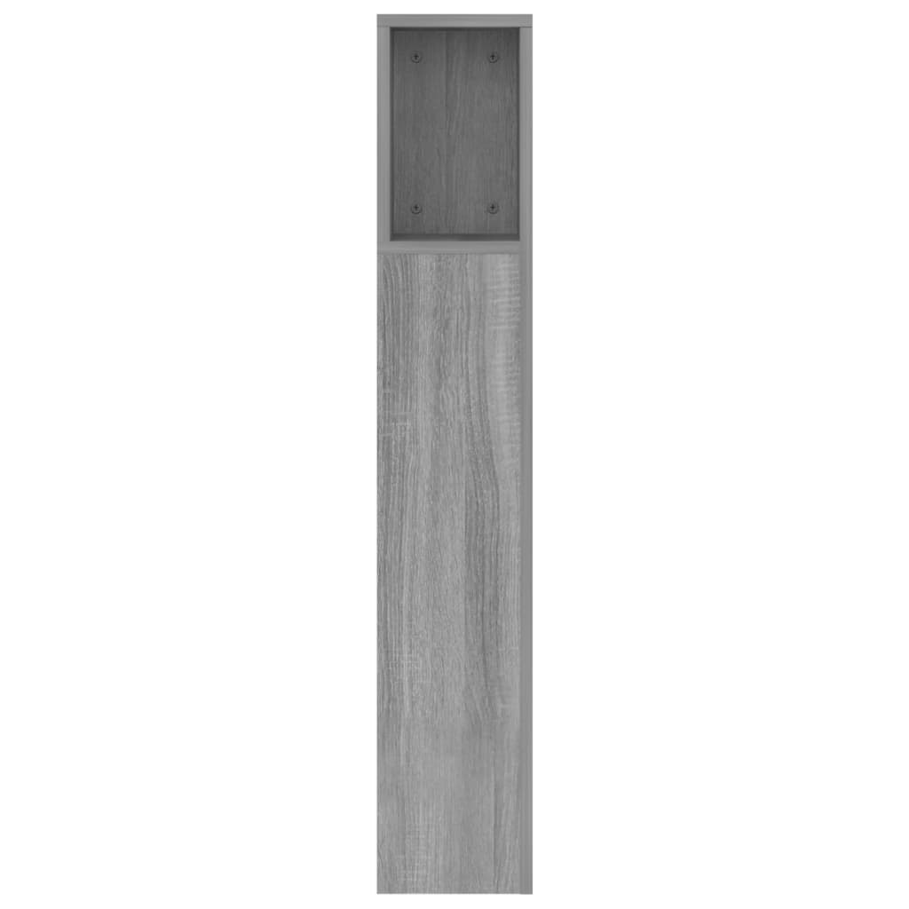 Headboard Cabinet Grey Sonoma 160 cm