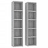 CD Cabinets 2 pcs Grey Sonoma 21x16x93.5 cm Engineered Wood