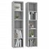 CD Cabinets 2 pcs Grey Sonoma 21x16x93.5 cm Engineered Wood