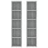 CD Cabinets 2 pcs Grey Sonoma 21x16x93.5 cm Engineered Wood