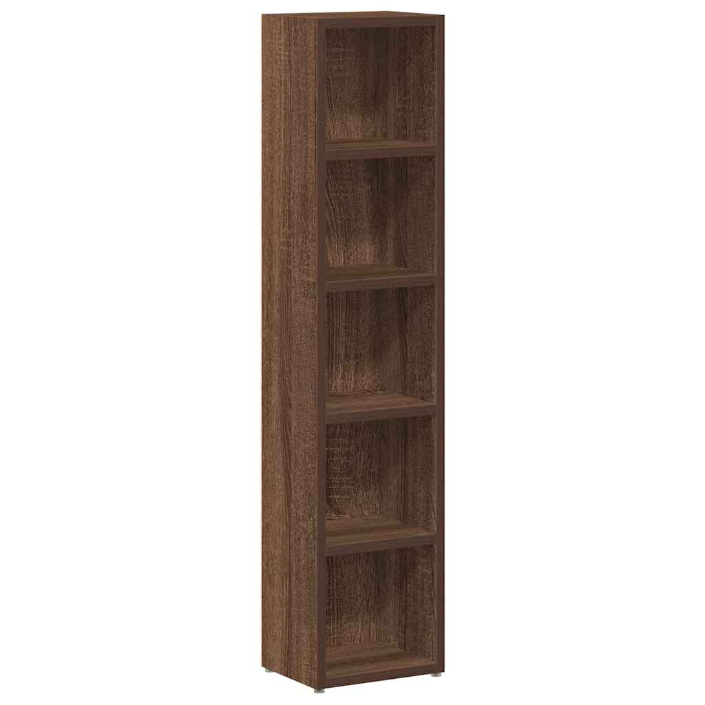 CD Cabinets 2 pcs Brown Oak 21x16x93.5 cm Engineered Wood