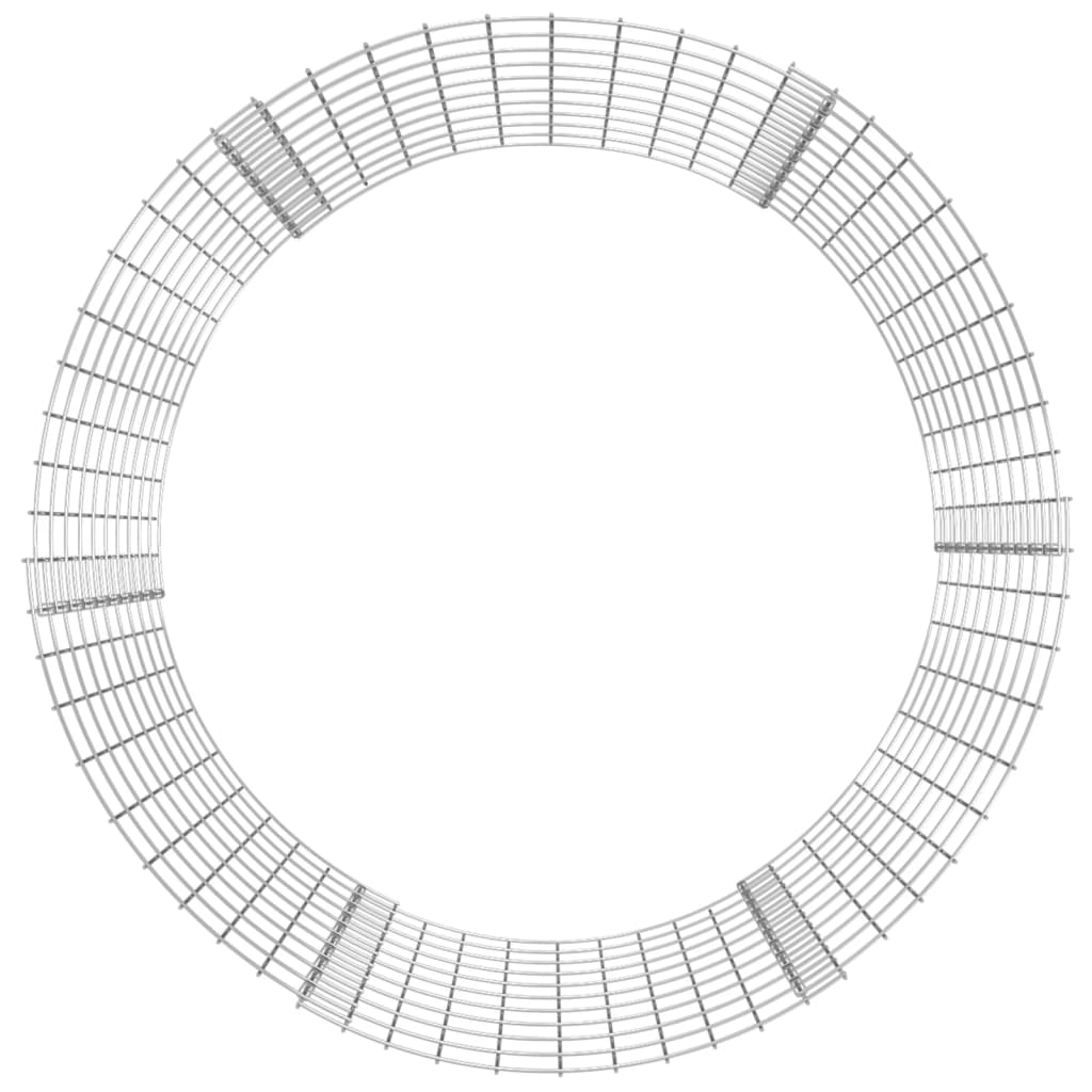 Circular Gabion Pole Galvanised Steel Ø100x100 cm