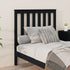 Bed Headboard Black 96 cm Solid Wood Pine