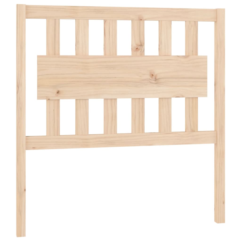 Bed Headboard 95.5 cm Solid Wood Pine