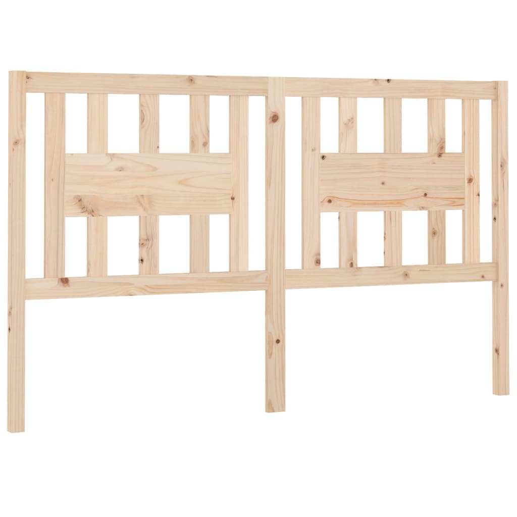 Headboard 156 cm Solid Wood Pine