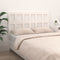 Bed Headboard White 140.5 cm Solid Wood Pine