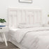 Bed Headboard White 140.5 cm Solid Wood Pine