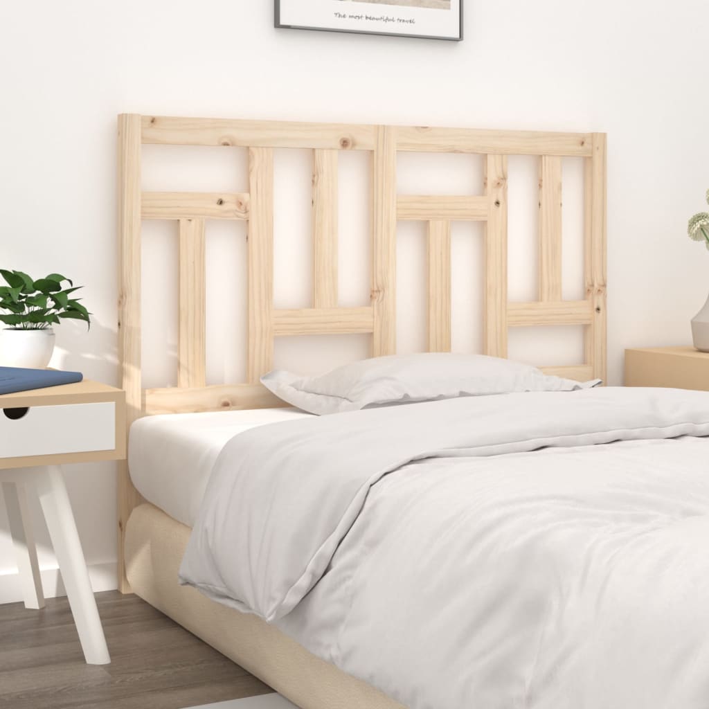 Bed Headboard 185.5 cm Solid Wood Pine